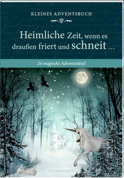 Cover von Adventskalenderbuch mit Türchen – Heimliche Zeit, wenn es draußen friert und schneit