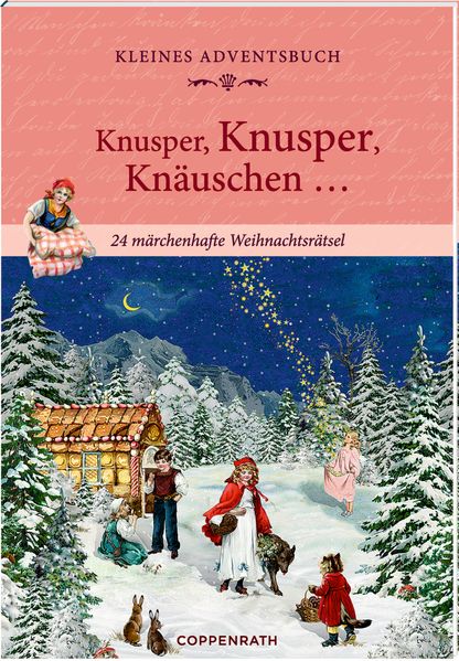 Cover von Adventskalenderbuch mit Türchen – Knusper, knusper, knäuschen