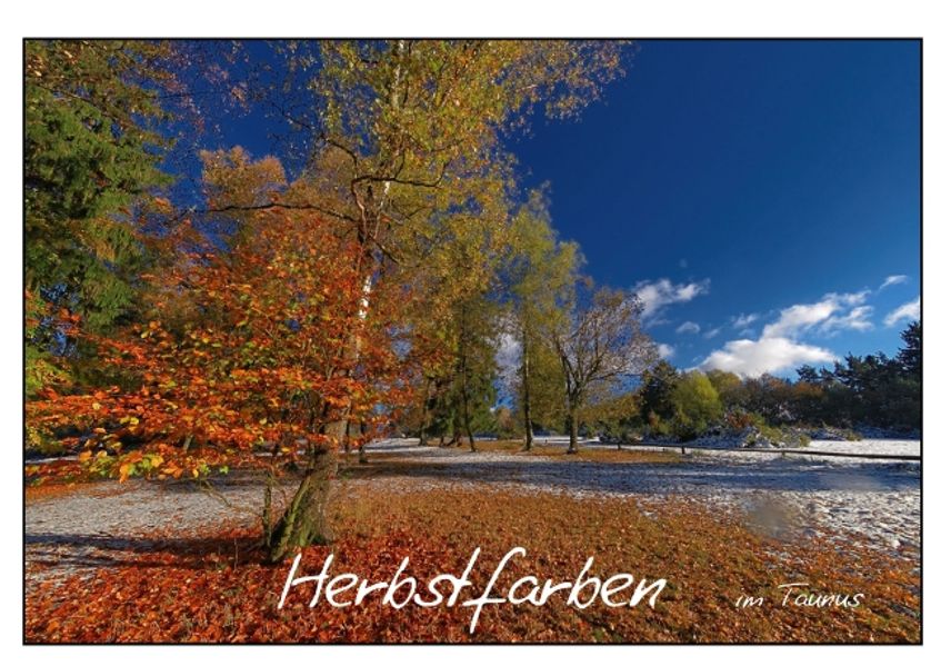 Cover von Herbstfarben (Posterbuch DIN A4 quer)