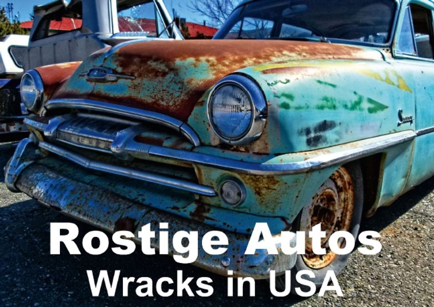Cover von Rostige Autos • Wracks in USA (Posterbuch DIN A4 quer)