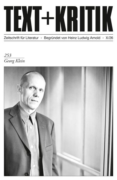Cover von Georg Klein