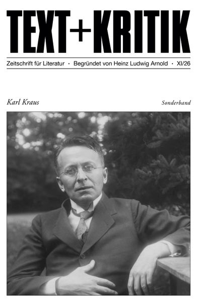 Cover von Karl Kraus