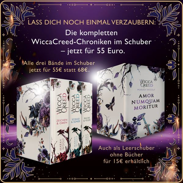 Cover von Schuber der WiccaCreed-Chroniken