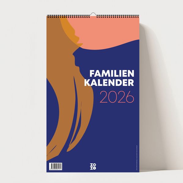 Cover von Der Familienkalender, Wandkalender, Familienplaner 2026 mit 5 Spalten