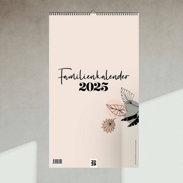 Cover von Design Familienkalender 2025 Boho/Scandi