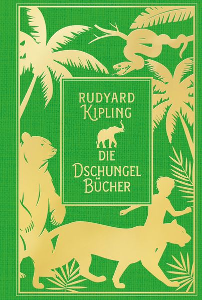 Cover von Die Dschungelbücher (Das Dschungelbuch + Das neue Dschungelbuch): mit Illustrationen