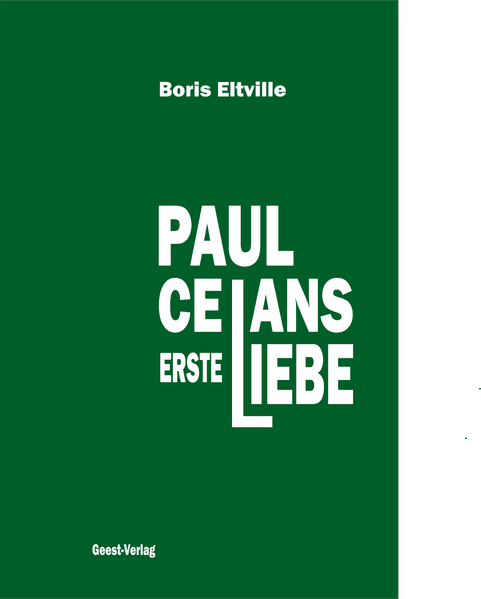 Cover von Paul Celans erste Liebe