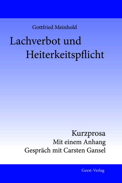 Cover von Lachverbot und Heiterkeitspflicht
