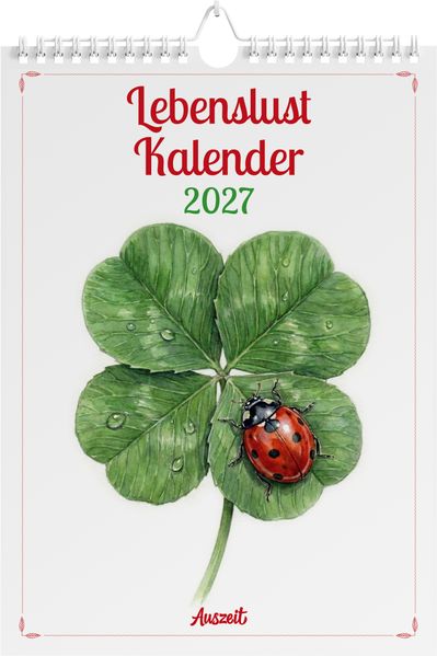 Cover von Auszeit Lebenslust Kalender 2027 – Wandkalender