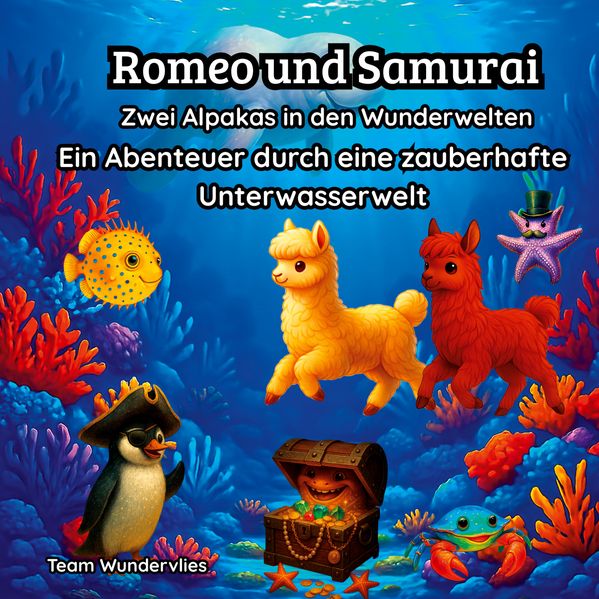 Cover von Romeo und Samurai – Zwei Alpakas in den Wunderwelten
