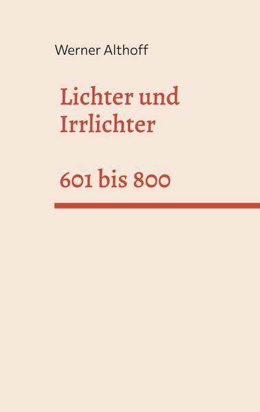 Cover von Lichter und Irrlichter