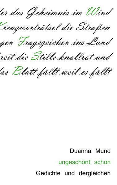 Cover von ungeschönt schön