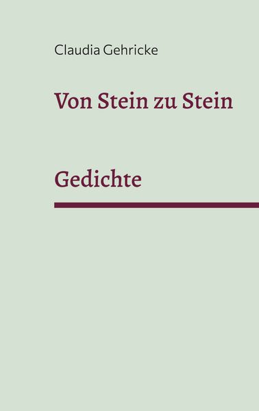 Cover von Von Stein zu Stein