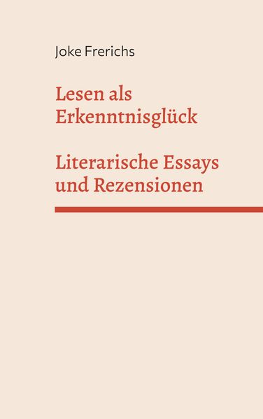 Cover von Lesen als Erkenntnisglück