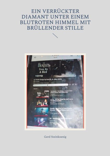 Cover von Ein verrückter Diamant unter einem blutroten Himmel mit brüllender Stille