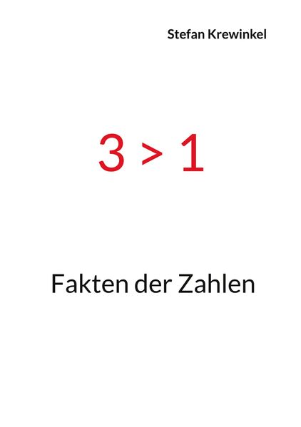 Cover von 3 > 1