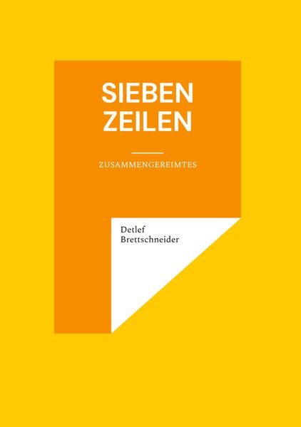 Cover von Sieben Zeilen