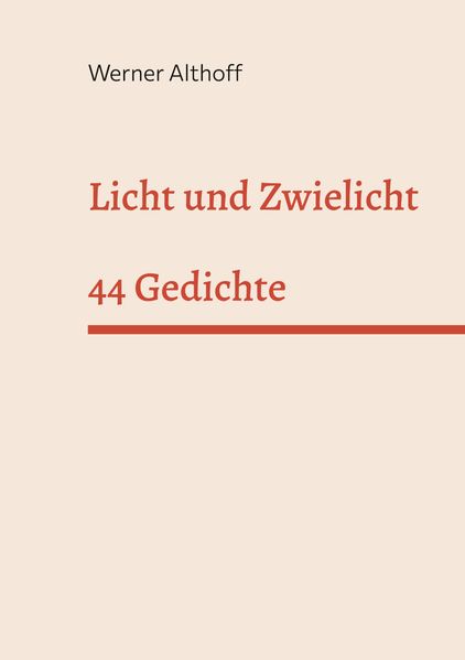 Cover von Licht und Zwielicht