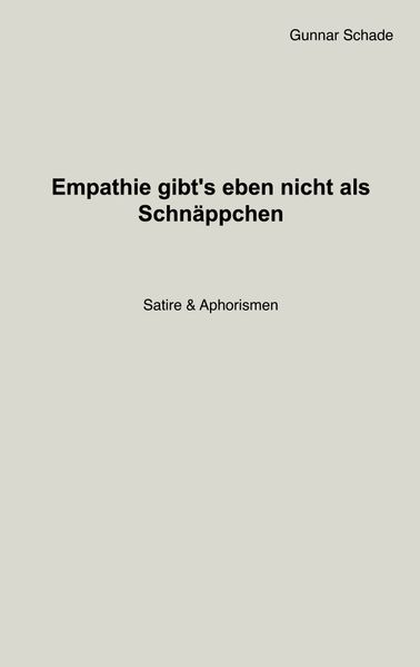 Cover von Empathie gibt´s eben nicht als Schnäppchen
