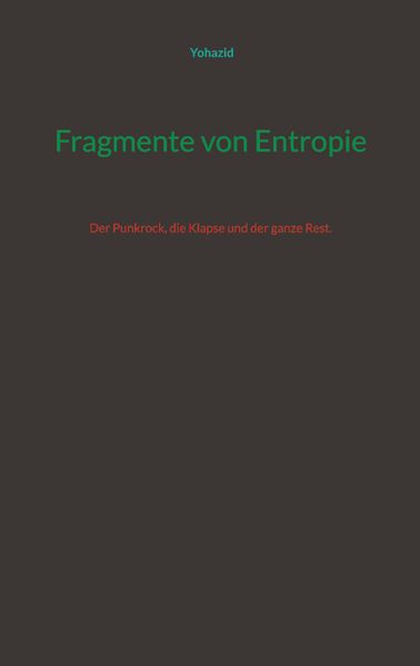 Cover von Fragmente von Entropie