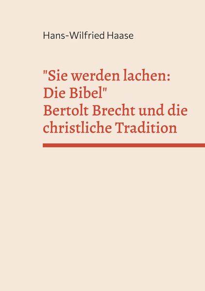 Cover von Sie werden lachen: Die Bibel