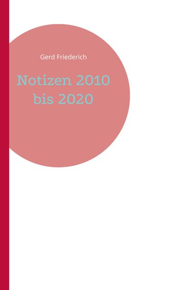 Cover von Notizen 2010 bis 2020