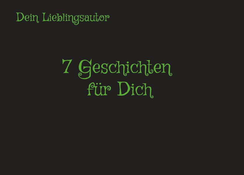 Cover von 7 Geschichten für Dich