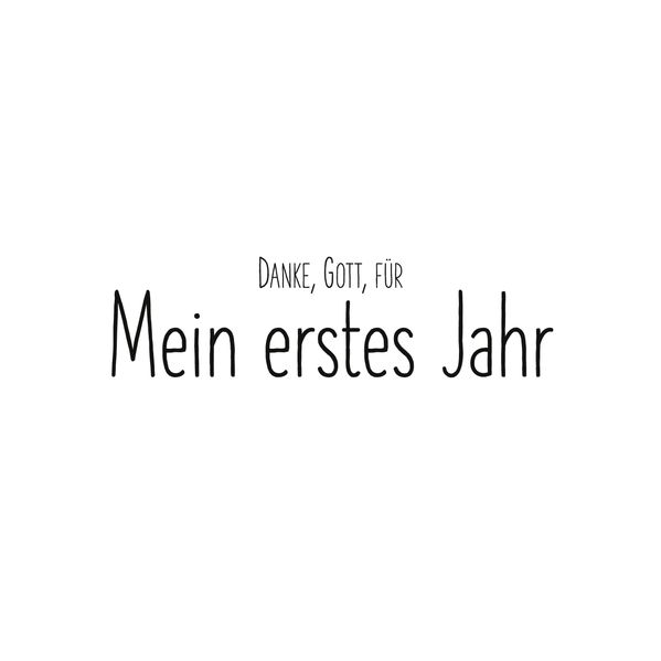 Cover von Mein erstes Jahr