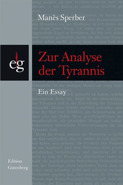 Cover von Zur Analyse der Tyrannis