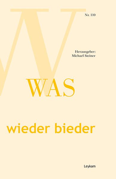 Cover von WAS 110 – wieder bieder