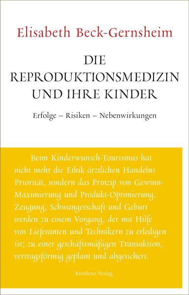 Cover von Die Reproduktionsmedizin und ihre Kinder