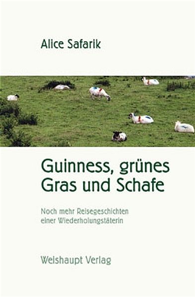 Cover von Guinness, grünes Gras und Schafe