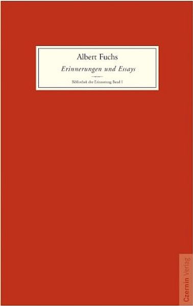 Cover von Erinnerungen und Essays