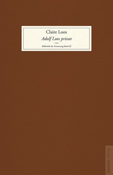 Cover von Adolf Loos Privat