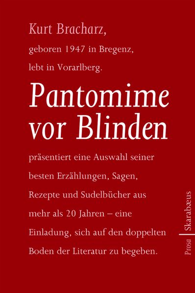 Cover von Pantomime vor Blinden