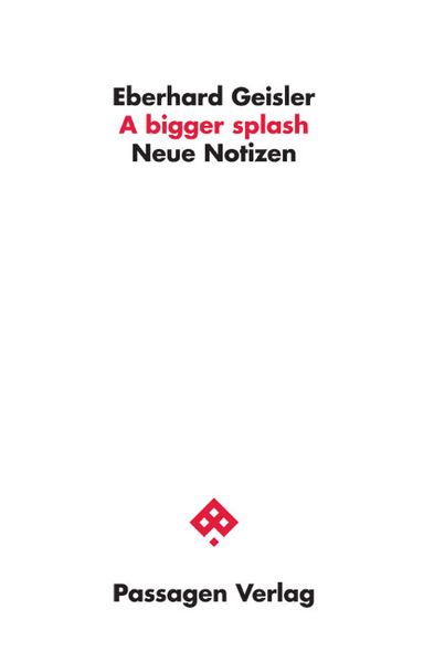 Cover von A bigger splash