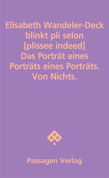 Cover von blinkt pli selon (plissee indeed)