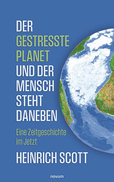Cover von Der gestresste Planet und der Mensch steht daneben