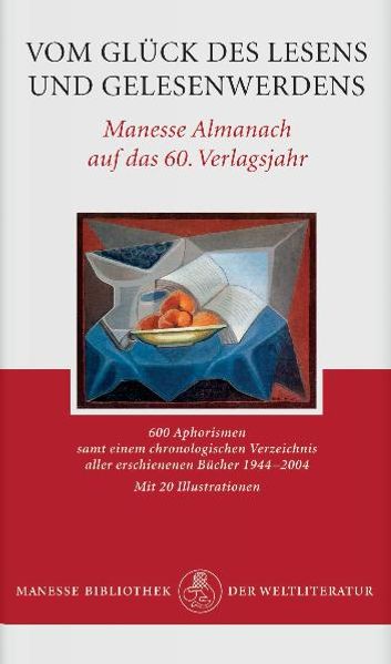 Cover von Vom Glück des Lesens und Gelesenwerdens. Manesse Almanach auf das 60. Verlagsjahr