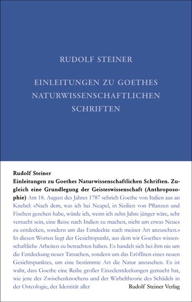 Cover von Einleitungen und ausgewählte Kommentare zu Goethes Naturwissenschaftlichen Schriften