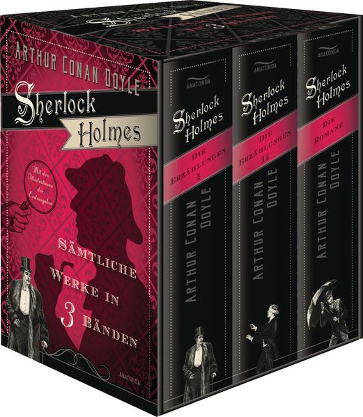 Cover von Sherlock Holmes – Sämtliche Werke in drei Bänden