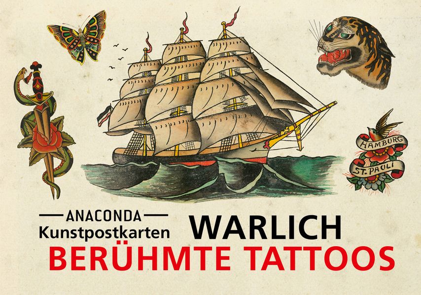 Cover von Postkarten-Set Warlich. Berühmte Tattoos