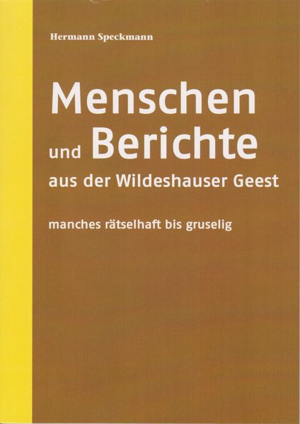 Cover von Menschen und Berichte aus der Wildeshauser Geest
