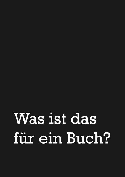 Cover von Was ist das für ein Buch?