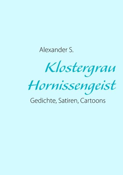 Cover von Klostergrau Hornissengeist