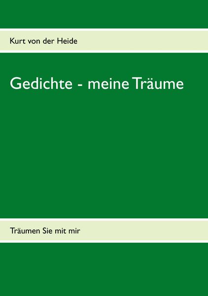 Cover von Gedichte – meine Träume