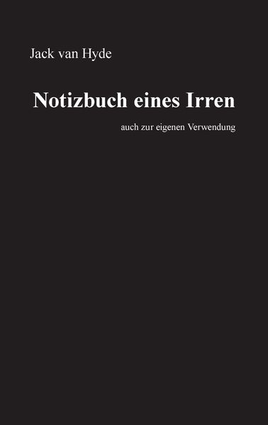 Cover von Notizbuch eines Irren