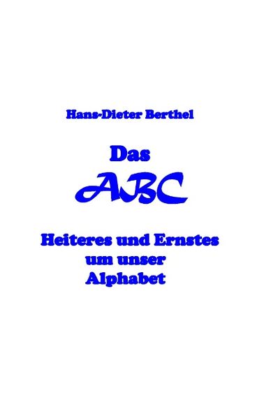 Cover von Das ABC des Alphabets