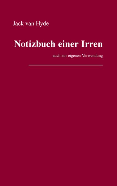 Cover von Notizbuch einer Irren