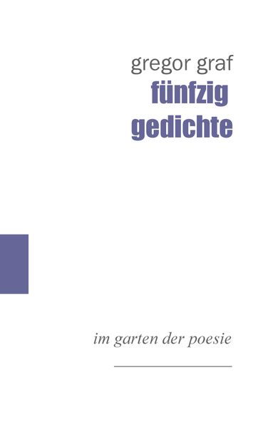 Cover von fünfzig gedichte